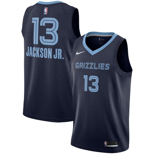 13 - Men's Nike Jaren Jackson Memphis Grizzlies Swingman Team Jersey - Navy
