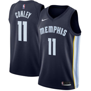 11 - Men's Nike Mike Conley Memphis Grizzlies Swingman Jersey - Icon Edition - Navy