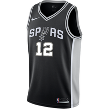Load image into Gallery viewer, 12 - Aldridge San Antonio Spurs Men&#39;s Nike Custom Personalized Icon Swingman Jersey - Black