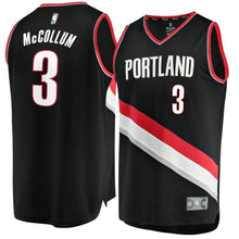 Load image into Gallery viewer, 3- C.J. McCollum Portland Trail Blazers Fast Break Jersey - Icon Edition - Black