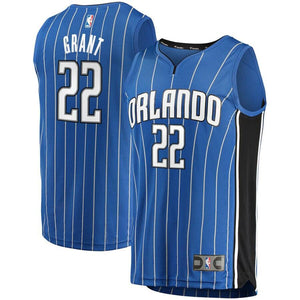 22 - Men's Fanatics Branded Jerian Grant Blue Orlando Magic Fast Break Replica Jersey – Icon Edition - Blue