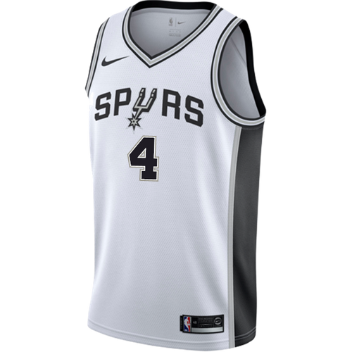 4 - White San Antonio Spurs Men's Nike Custom Personalized Icon Swingman Jersey - White