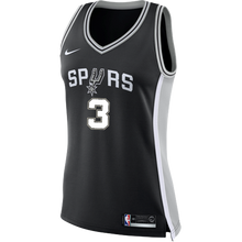 Load image into Gallery viewer, 3 - Paul San Antonio Spurs Women&#39;s Nike Custom Personalized Icon Swingman Jersey - Black