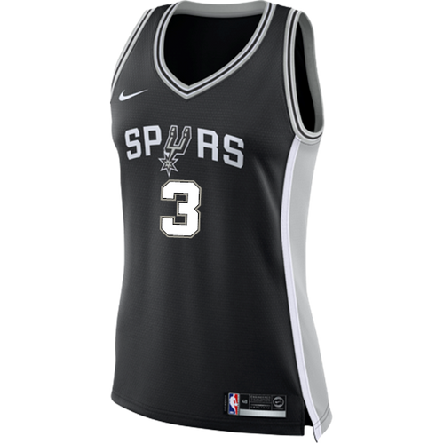 3 - Paul San Antonio Spurs Women's Nike Custom Personalized Icon Swingman Jersey - Black