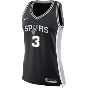 3 - Paul San Antonio Spurs Women's Nike Custom Personalized Icon Swingman Jersey - Black