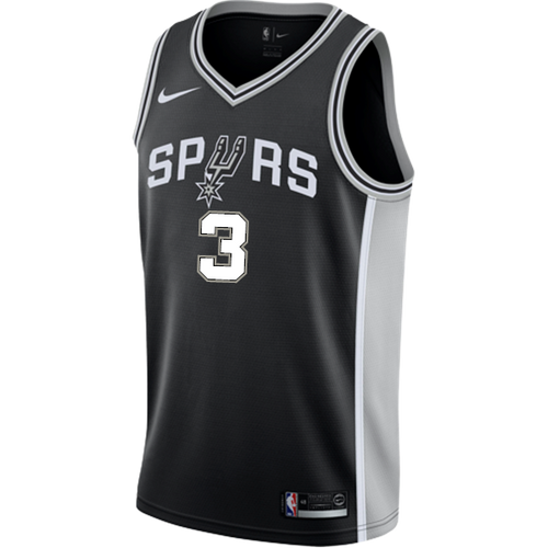 3 - Paul San Antonio Spurs Men's Nike Custom Personalized Icon Swingman Jersey - Black