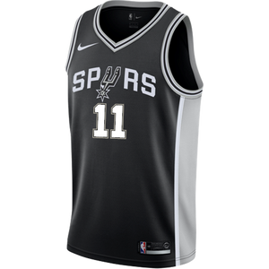 11 - Forbes San Antonio Spurs Men's Nike Custom Personalized Icon Swingman Jersey - Black