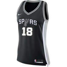 Load image into Gallery viewer, 18 - Belinelli San Antonio Spurs Women&#39;s Nike Custom Personalized Icon Swingman Jersey - Black