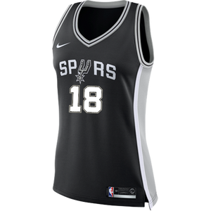 18 - Belinelli San Antonio Spurs Women's Nike Custom Personalized Icon Swingman Jersey - Black