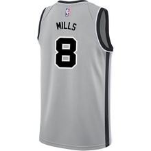 Load image into Gallery viewer, 8 - Mills San Antonio Spurs Men&#39;s Nike 2018-19 Statement Edition Swingman Personalized Jersey  - Grey