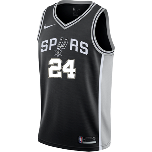24 - Hilliard San Antonio Spurs Men's Nike Custom Personalized Icon Swingman Jersey - Black