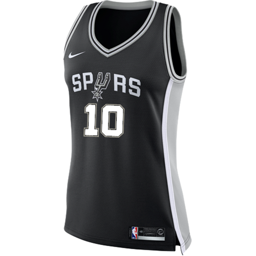 10 - Metu San Antonio Spurs Women's Nike Custom Personalized Icon Swingman Jersey - Black