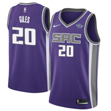Load image into Gallery viewer, 20 - Men&#39;s Nike Harry Giles Purple Sacramento Kings Swingman Sponsor Patch Jersey - Icon Edition