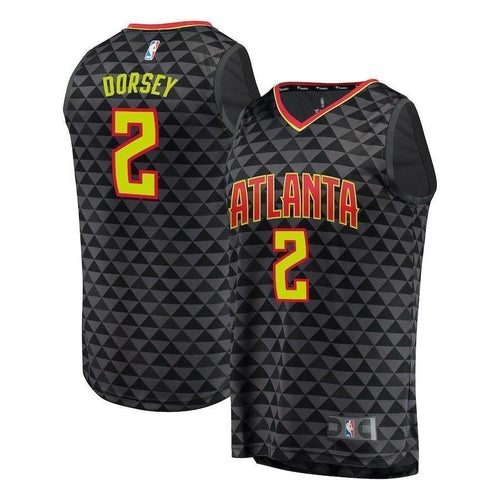 2-Tyler Dorsey Atlanta Hawks Jersey - Icon Edition - Black