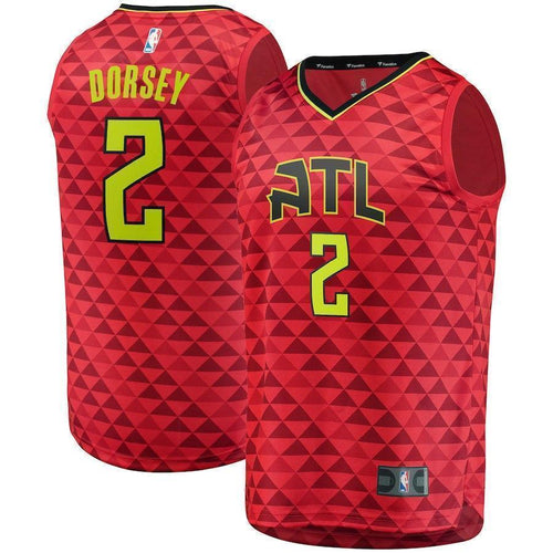 2-Tyler Dorsey Atlanta Hawks Jersey - Statement Edition - Red
