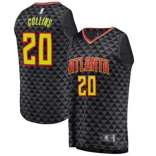 20-John Collins Atlanta Hawks Jersey - Icon Edition - Black