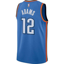 Load image into Gallery viewer, 12 - Oklahoma City Thunder Nike Youth Adams Icon Swingman Jersey - Blue