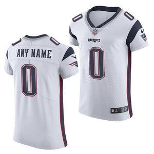 Nike Elite Customized Jerseys-White