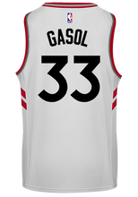 Load image into Gallery viewer, 33 - Raptors Adult Swingman Association Jersey - Gasol - White