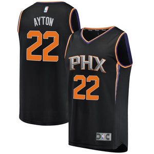 22 - Nba Phoenix Suns Deandre Ayton Fanatics Replica Jersey - Black