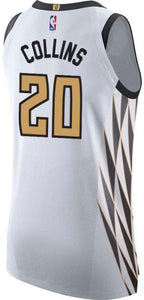 20-Collins City Edition Authentic Atlanta Hawks - White