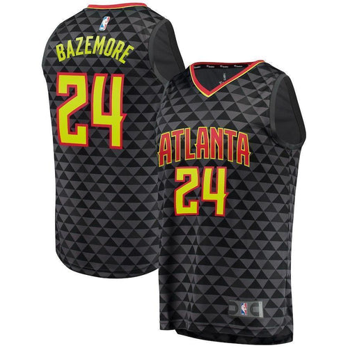 24-Kent Bazemore Atlanta Hawks Jersey - Icon Edition - Black