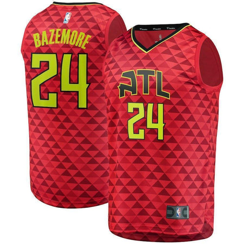 24-Kent Bazemore Atlanta Hawks Jersey - Statement Edition - Red