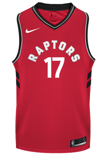 17 - Raptors Adult Swingman Icon Jersey - Lin - Red