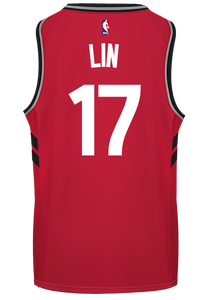 17 - Raptors Adult Swingman Icon Jersey - Lin - Red