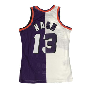 13 - Nba Phoenix Suns Steve Nash Mitchell & Ness Split Retro Swingman Jersey - White