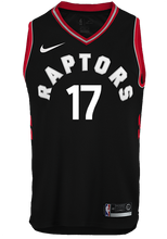 Load image into Gallery viewer, 17 - Raptors Adult Swingman Statement Jersey - Lin - Black
