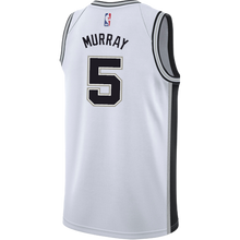 Load image into Gallery viewer, 5 - Murray San Antonio Spurs Men&#39;s Nike Custom Personalized Icon Swingman Jersey - White