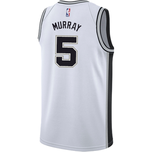 5 - Murray San Antonio Spurs Men's Nike Custom Personalized Icon Swingman Jersey - White