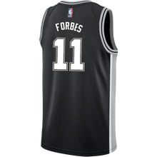 Load image into Gallery viewer, 11 - Forbes San Antonio Spurs Men&#39;s Nike Custom Personalized Icon Swingman Jersey - Black