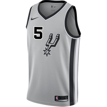 Load image into Gallery viewer, 5 - Murray San Antonio Spurs Men&#39;s Nike 2018-19 Statement Edition Swingman Personalized Jersey  - Grey