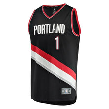 Load image into Gallery viewer, 1 - Evan Turner Portland Trail Blazers Fast Break Player Jersey - Icon Edition - Black