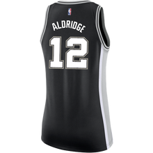 Load image into Gallery viewer, 12 - Aldridge San Antonio Spurs Women&#39;s Nike Custom Personalized Icon Swingman Jersey - Black