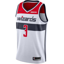 Load image into Gallery viewer, 03 - Men&#39;s Nike Bradley Beal White Washington Wizards Swingman Sponsor Patch Jersey - Association Edition - White