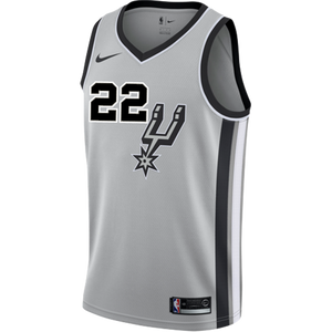22 - Gay San Antonio Spurs Men's Nike 2018-19 Statement Edition Swingman Personalized Jersey  - Grey