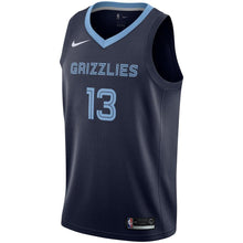 Load image into Gallery viewer, 13 - Men&#39;s Nike Jaren Jackson Memphis Grizzlies Swingman Team Jersey - Navy