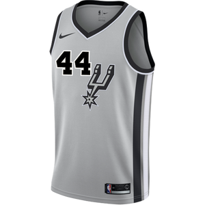 44 - Cunningham San Antonio Spurs Men's Nike 2018-19 Statement Edition Swingman Personalized Jersey  - Grey
