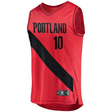 Load image into Gallery viewer, 10 - Jake Layman Portland Trail Blazers Fast Break Player Jersey - Statement Edition - Red