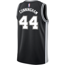 Load image into Gallery viewer, 44 - Cunningham San Antonio Spurs Men&#39;s Nike Custom Personalized Icon Swingman Jersey - Black