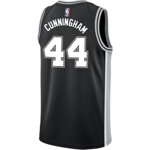 44 - Cunningham San Antonio Spurs Men's Nike Custom Personalized Icon Swingman Jersey - Black