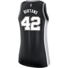 Load image into Gallery viewer, 42 - Bertans San Antonio Spurs Women&#39;s Nike Custom Personalized Icon Swingman Jersey - Black