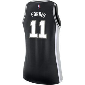 11 - Forbes San Antonio Spurs Women's Nike Custom Personalized Icon Swingman Jersey - Black