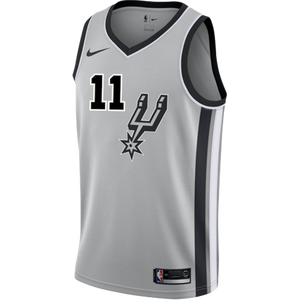 11 - Forbes San Antonio Spurs Men's Nike 2018-19 Statement Edition Swingman Personalized Jersey  - Grey