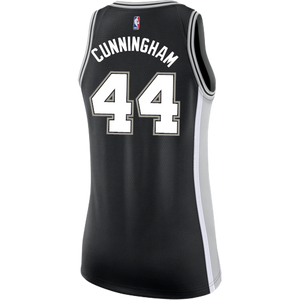 44 - Cunningham San Antonio Spurs Women's Nike Custom Personalized Icon Swingman Jersey - Black