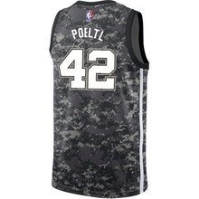 Load image into Gallery viewer, 42 - Poeltl San Antonio Spurs Men&#39;s Nike 2018-19 City Edition Swingman Personalized Jersey - Navy