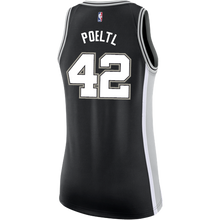 Load image into Gallery viewer, 42 - Poeltl San Antonio Spurs Women&#39;s Nike Custom Personalized Icon Swingman Jersey - Black